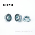 IFI 145 Grade 5 zinc plated Hexagon flange nuts